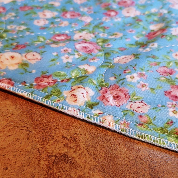 34x36 Floral Print Washable Reusable Puppy Potty Pads