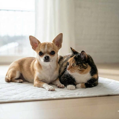 18x24 Traditional White Washable Reusable Pet Pads for Dogs & Cats
