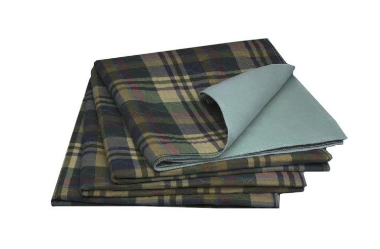 PersonallyPaws.com 34x36 Tartan plaid washable Leak Proof Pet pads