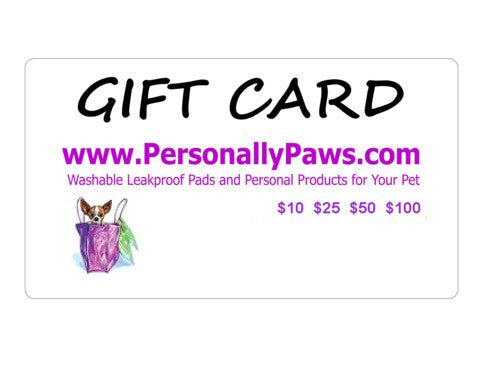 Personally Paws Gift Card